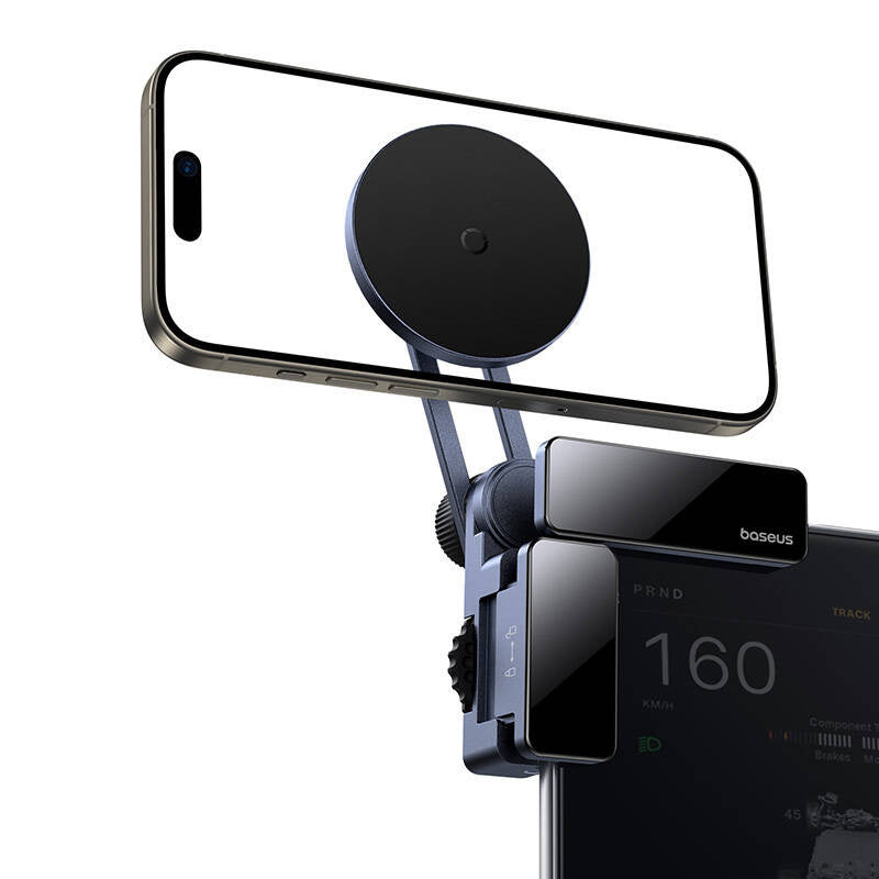 Baseus MaxView magnetisk bilskærmholder (grå)