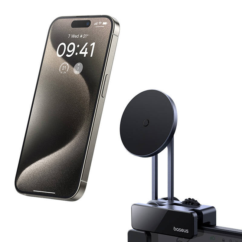 Baseus MaxView magnetisk bilskærmholder (grå)