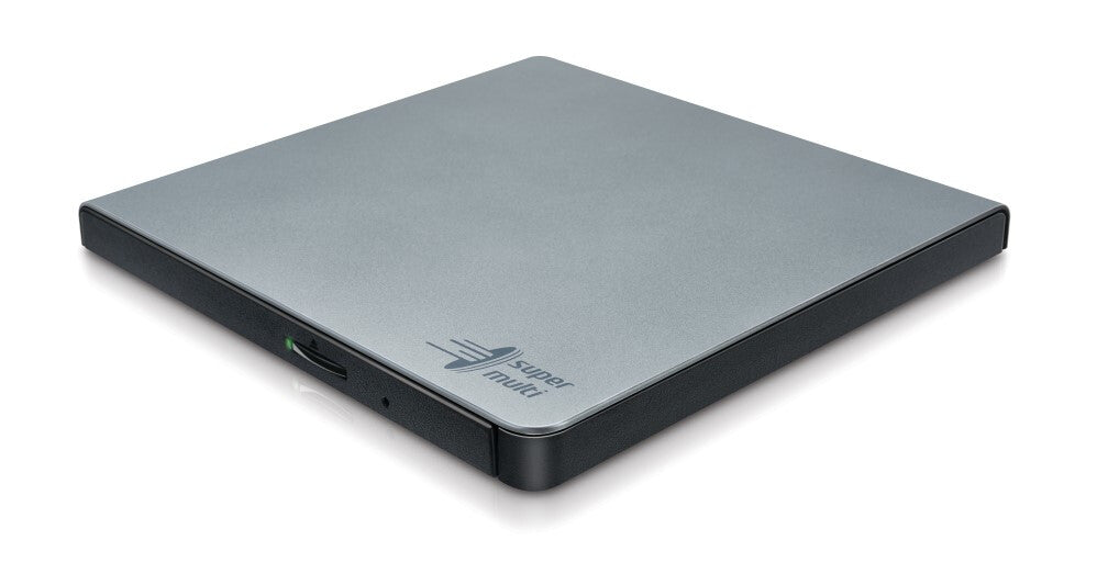 Hitachi-LG Slim Portable DVD-Writer optisk diskdrev DVD±RW Sølv