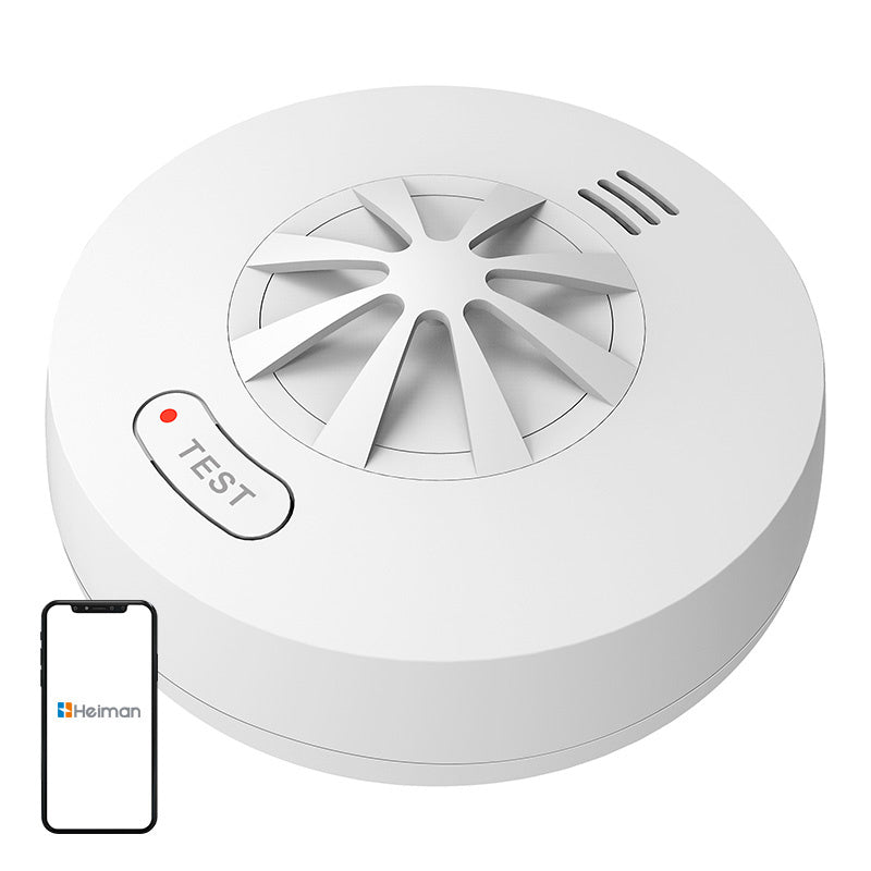 Heiman HM-5HW sammenkoblet trådløs varme sensor alarm