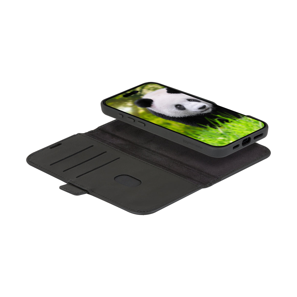 Dbramante iPhone 16 Plus Lynge 2-i-1 wallet cover - Black