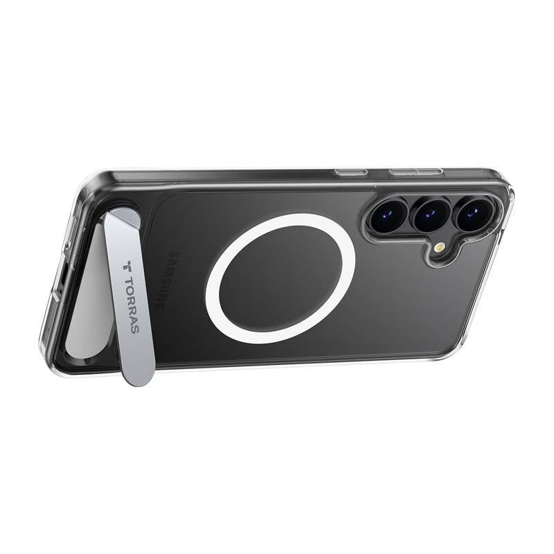 Torras Pstand Series telefonfoder til Samsung S25+ (gennemsigtig)