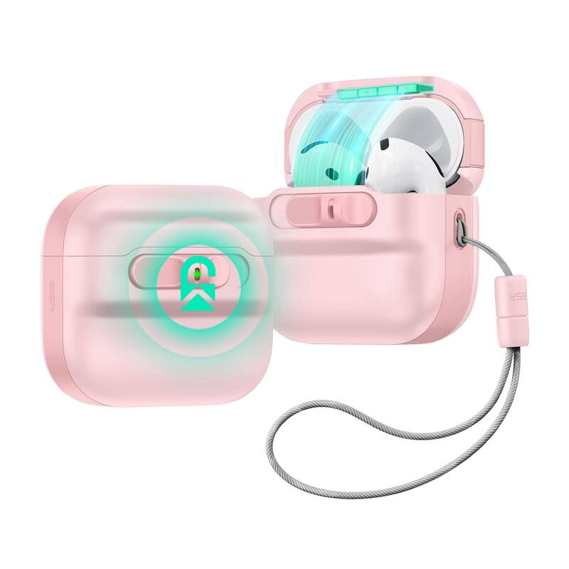 ESR Pulse beskyttelsesfoder til AirPods 4-hovedtelefoner (rosa)