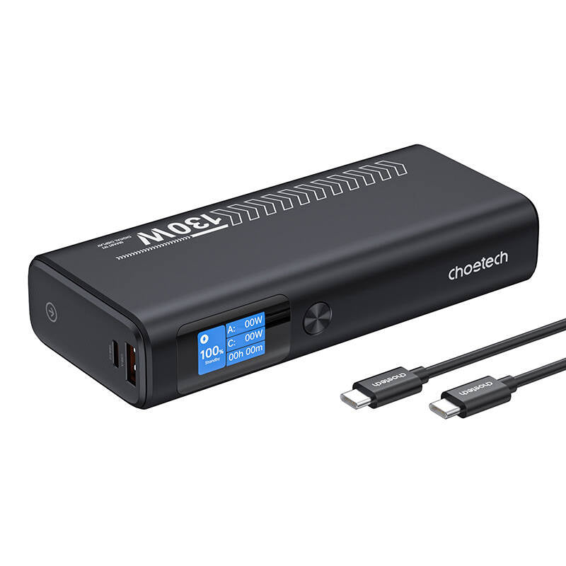 Power Bank Choetech B702 20000mAh PD100W 2C1A (grå)