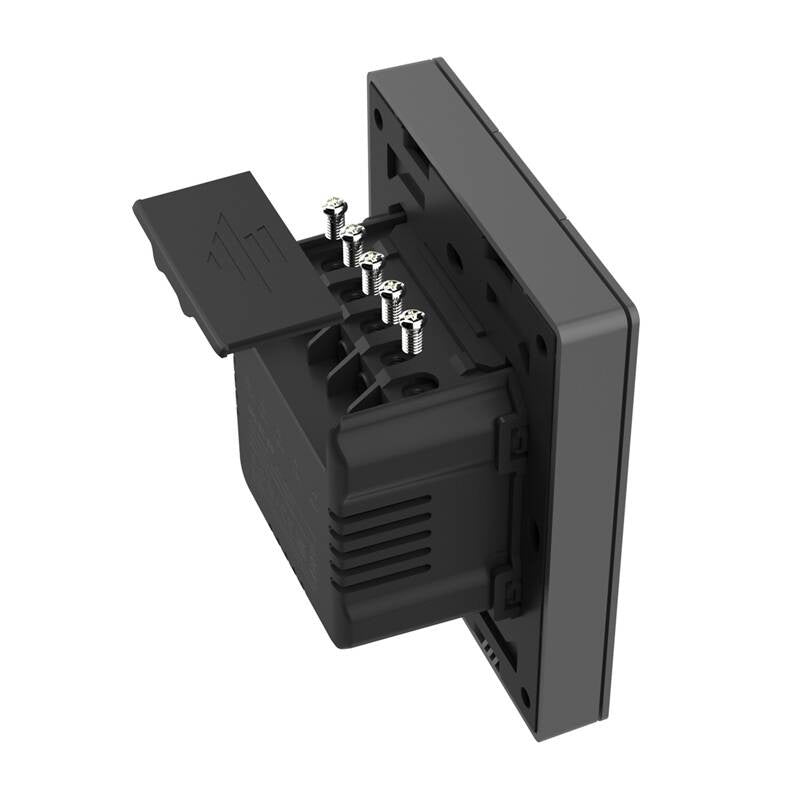 Smart WiFi vægswitch SONOFF M5-3C-80 (3-kanal, til ramme, grafit)