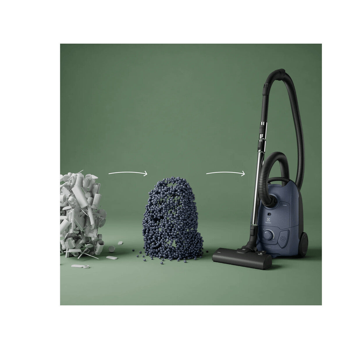 Electrolux EB51C1DB 3 L Beholder vakuum Dry 750 W Poseløs