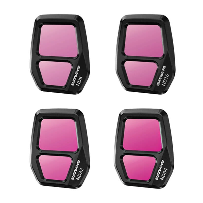 Sunnylife A3S-FI926 linsefilter til AIR 3S 4 stykker blanding ND8+ND16+ND32+ND64