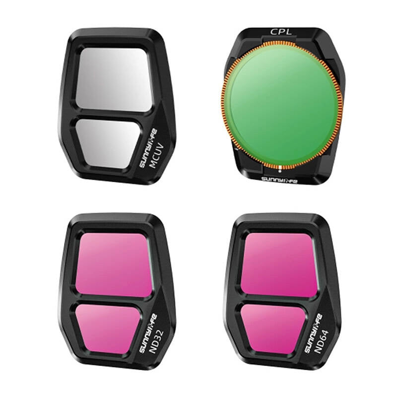 Sunnylife A3S-FI928 4 stykker linse filter sæt til AIR 3S