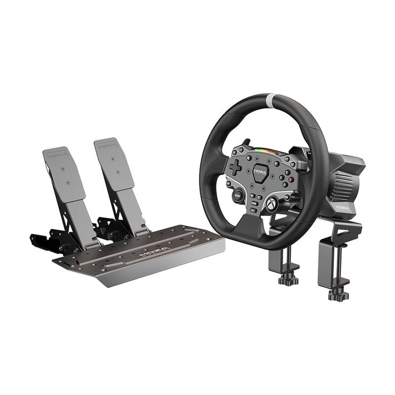 Spil sæt - R3 base + ES rattet + SRP-Lite pedaler + Moza Racing R3 RS053 klemmer (X-BOX, PC)
