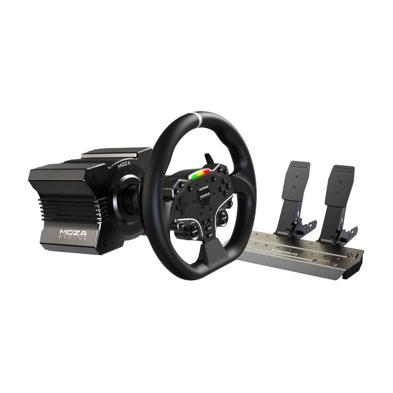 Spil sæt - R5 base + ES rattet + SRP-Lite pedaler + klemmer Moza Racing R5 RS20 (PC)
