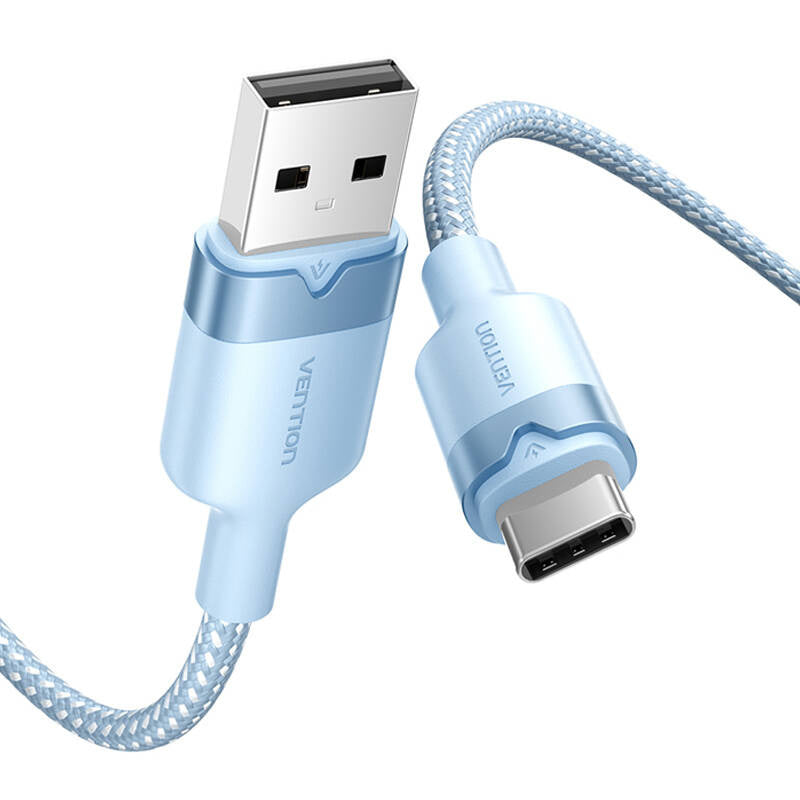 USB 2.0 A til USB-C 3A kabel Vention CTNLF 1M (blå)