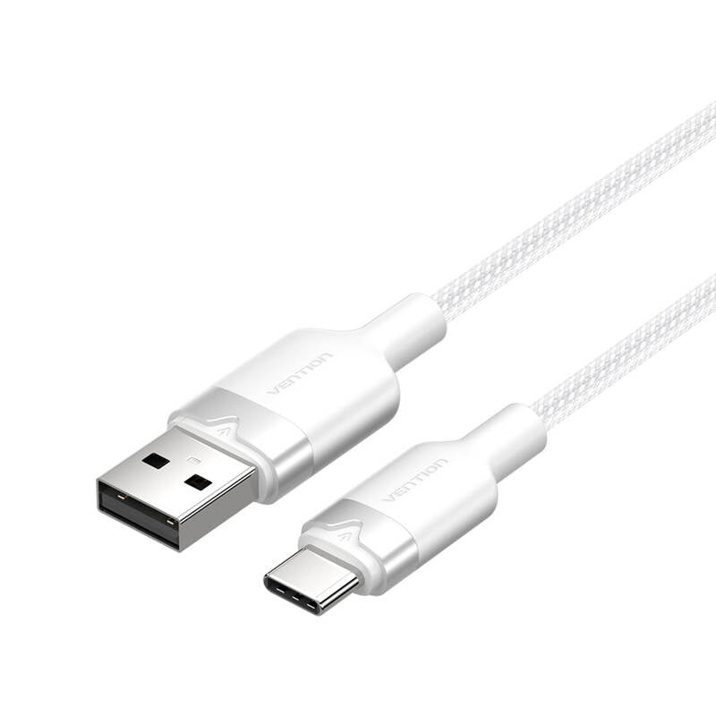USB 2.0 A til USB-C 3A kabel Vention CTNWF 1M (hvid)