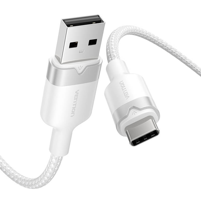 USB 2.0 A til USB-C 3A kabel Vention CTNWF 1M (hvid)