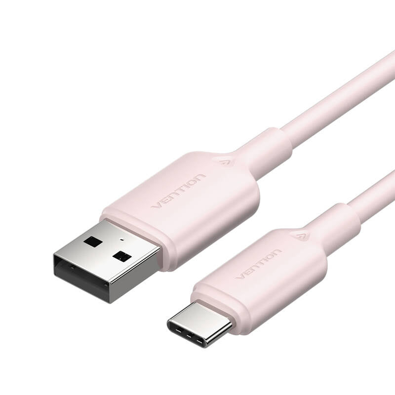 USB 2.0 A til USB-C 3A kabel Vention CTQPF 1M (rosa)