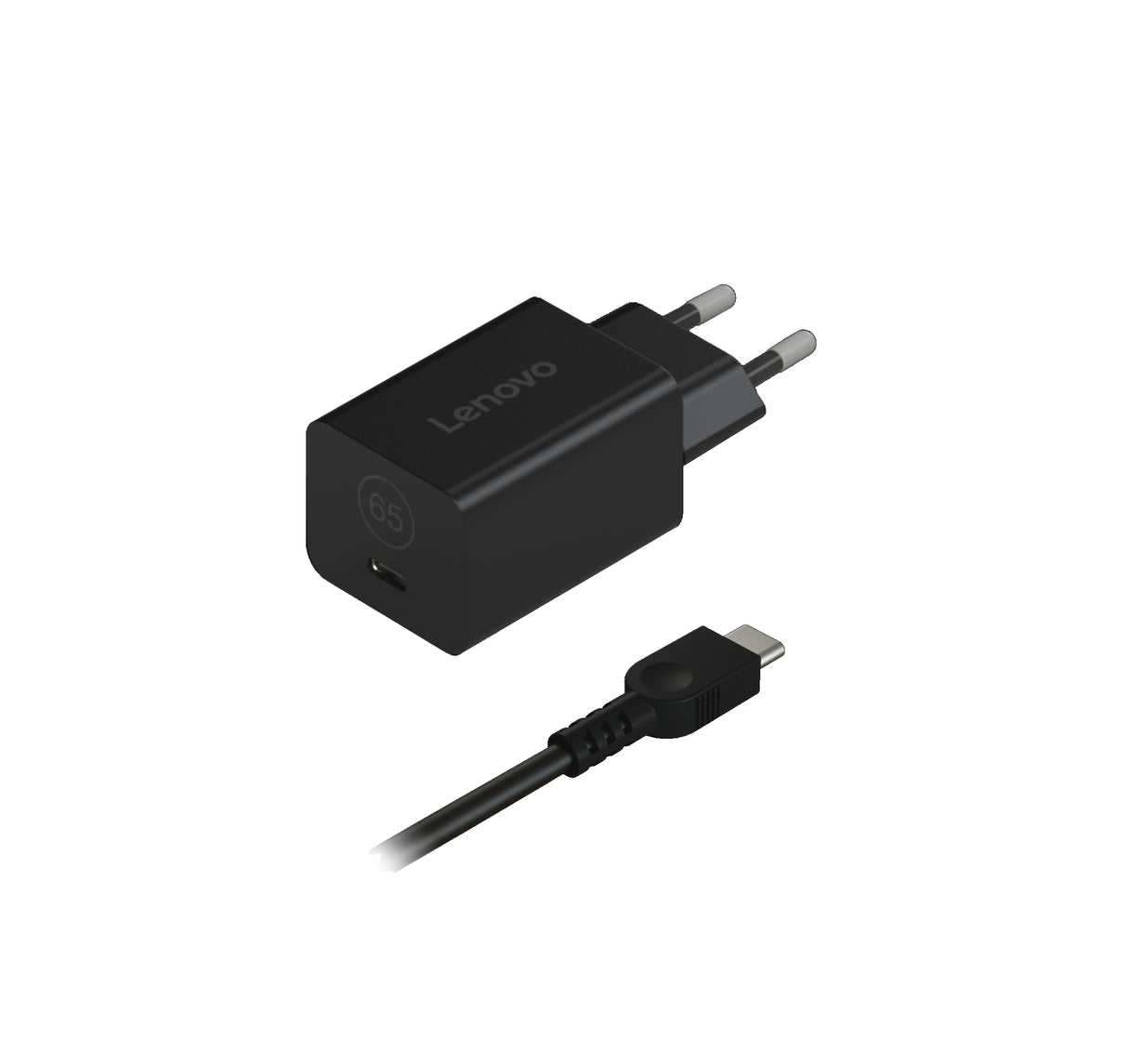 Lenovo GaN Nano 65W Universel Sort Vekselstrøm Indendørs