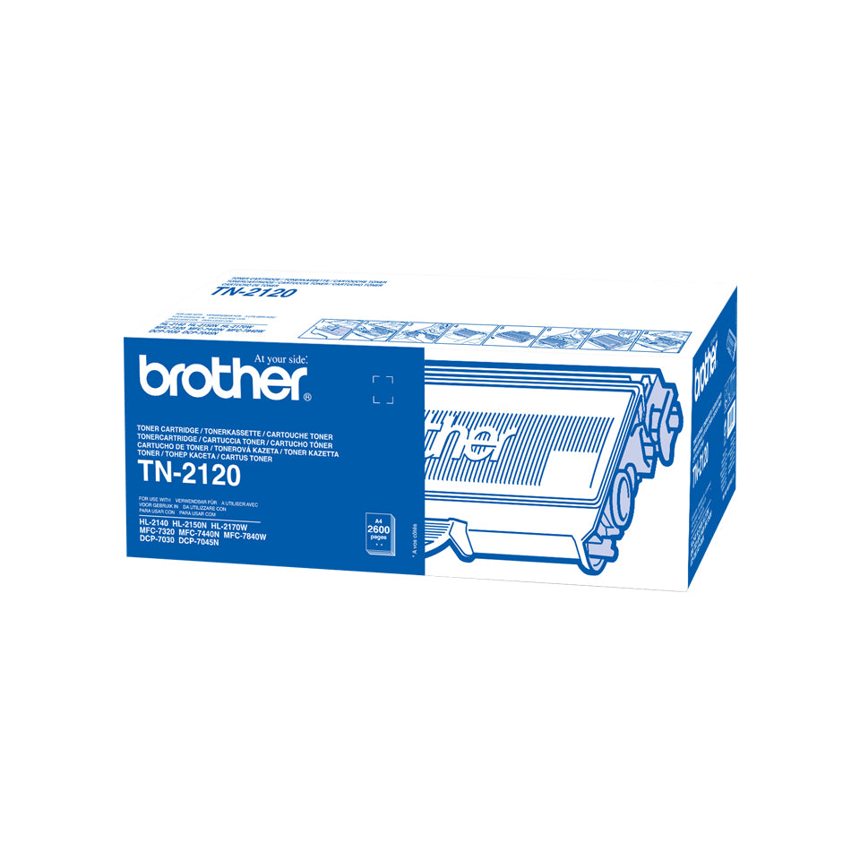 Brother TN-2120 tonerpatron 1 stk Original Sort