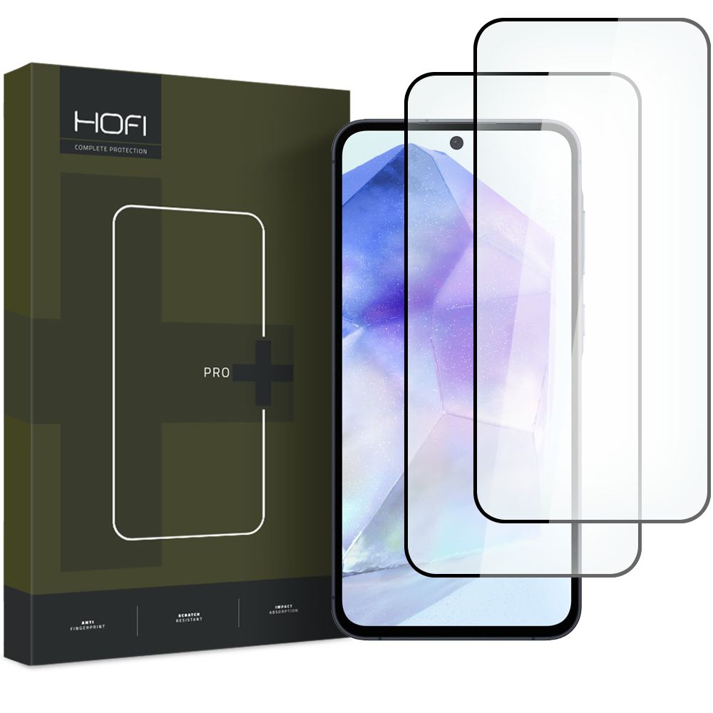 Hærdet Glas Hofi Glass Pro+ 2 Pack Galaxy A35 / A55 5 G Sort