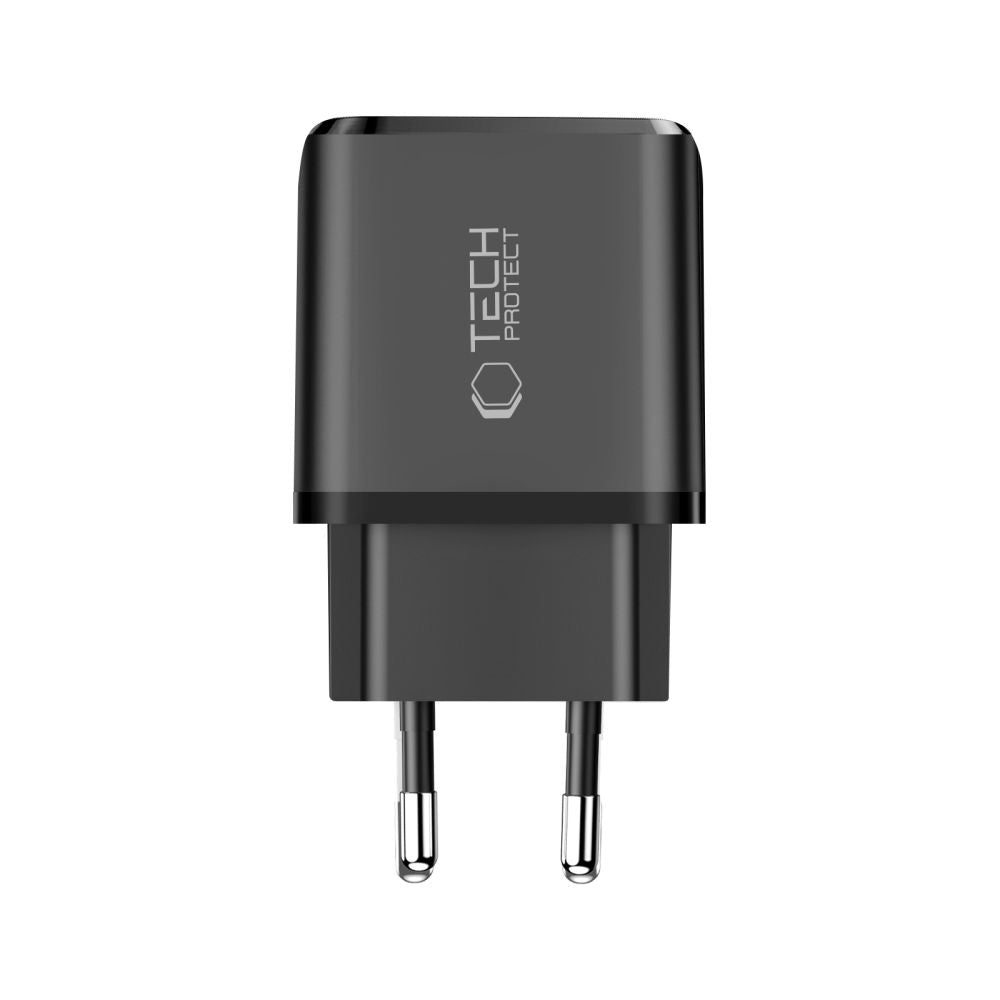 Tech Protect Nca30 2 Port Netværksopladder Pd 30 W / Qc3.0 Sort