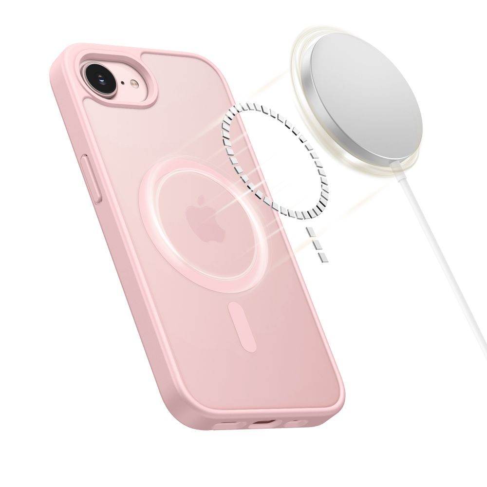 Tech Protect Basicmag Magsafe Iphone 16 E / 17 E Mat Soft Pink