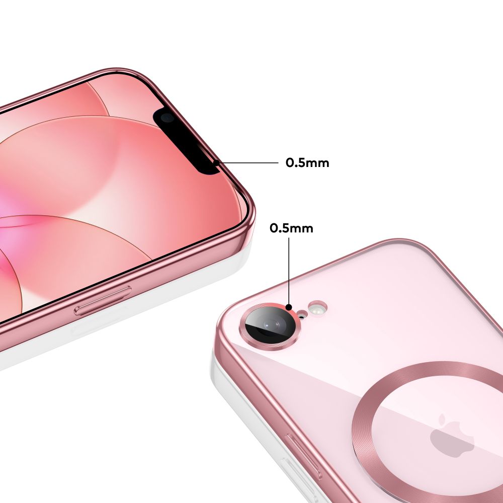 Tech Protect Magflex Magsafe Iphone 16 E / 17 E Rosagold