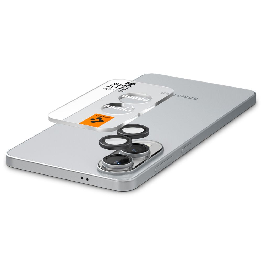 Kamera Beskyttelse Spigen Optik Pro Glas.Tr ”Ez Fit” Camera Protector 2 Pack Galaxy S25 Edge Black