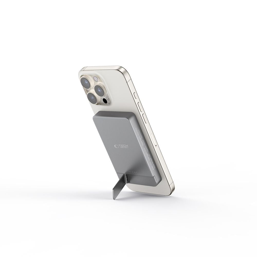 Tech Protect Pb14 Lifemag Magsafe Powerbank 5000 M Ah Spacegrå