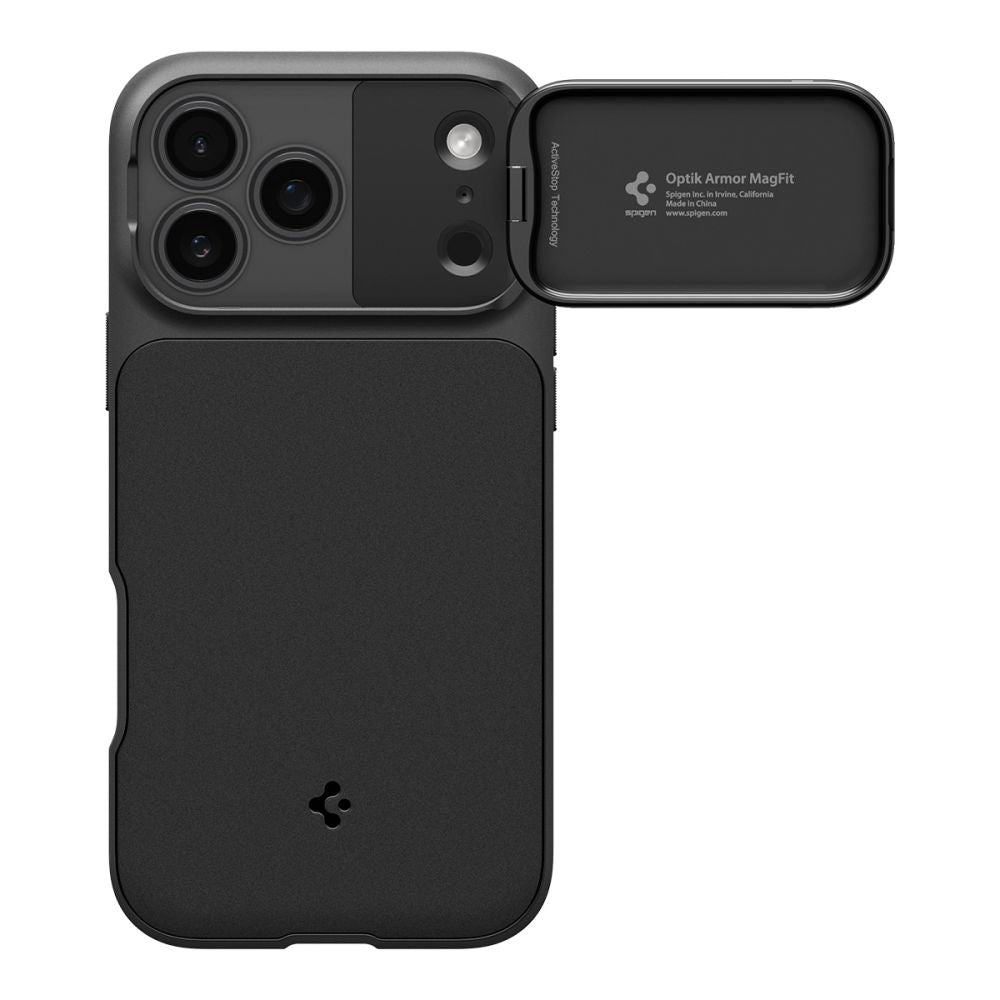 Spigen Optik Armor Mag Safe Iphone 17 Pro Max / 18 Pro Max Sort