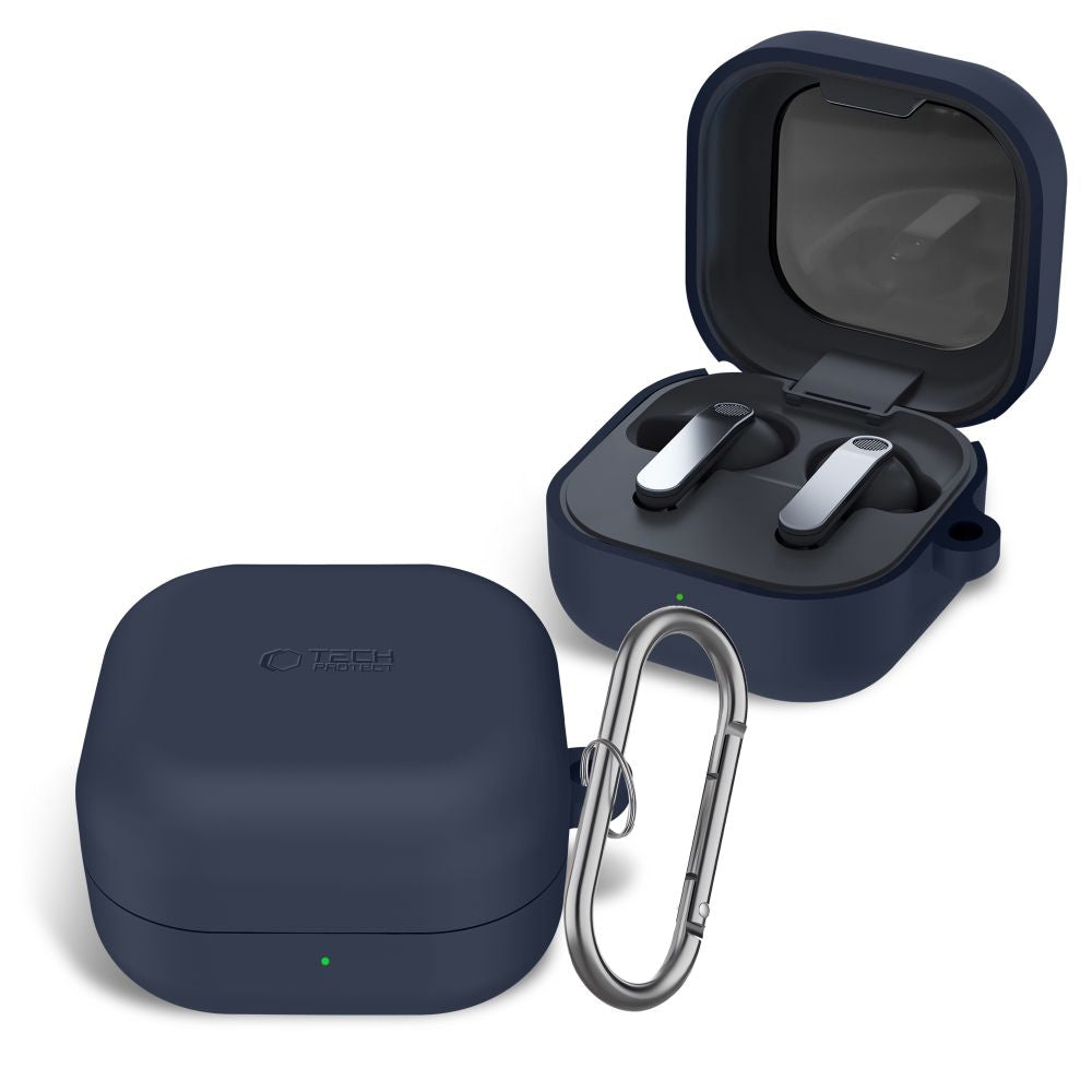 Tech Protect Silikonekrog Til Samsung Galaxy Buds 4/4 Pro Marineblå