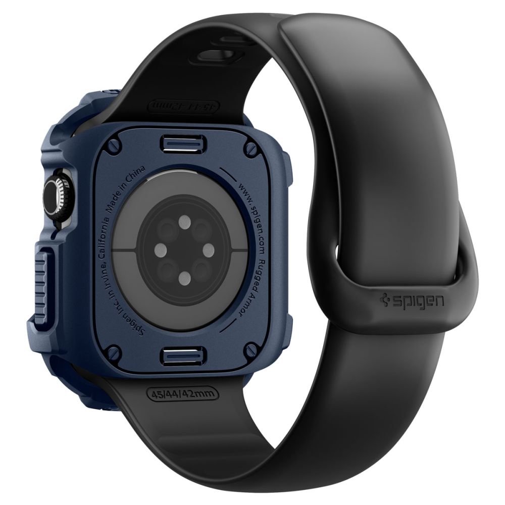 Spigen Rugged Armor V2 Apple Watch 10/11 (42 Mm) Marineblå