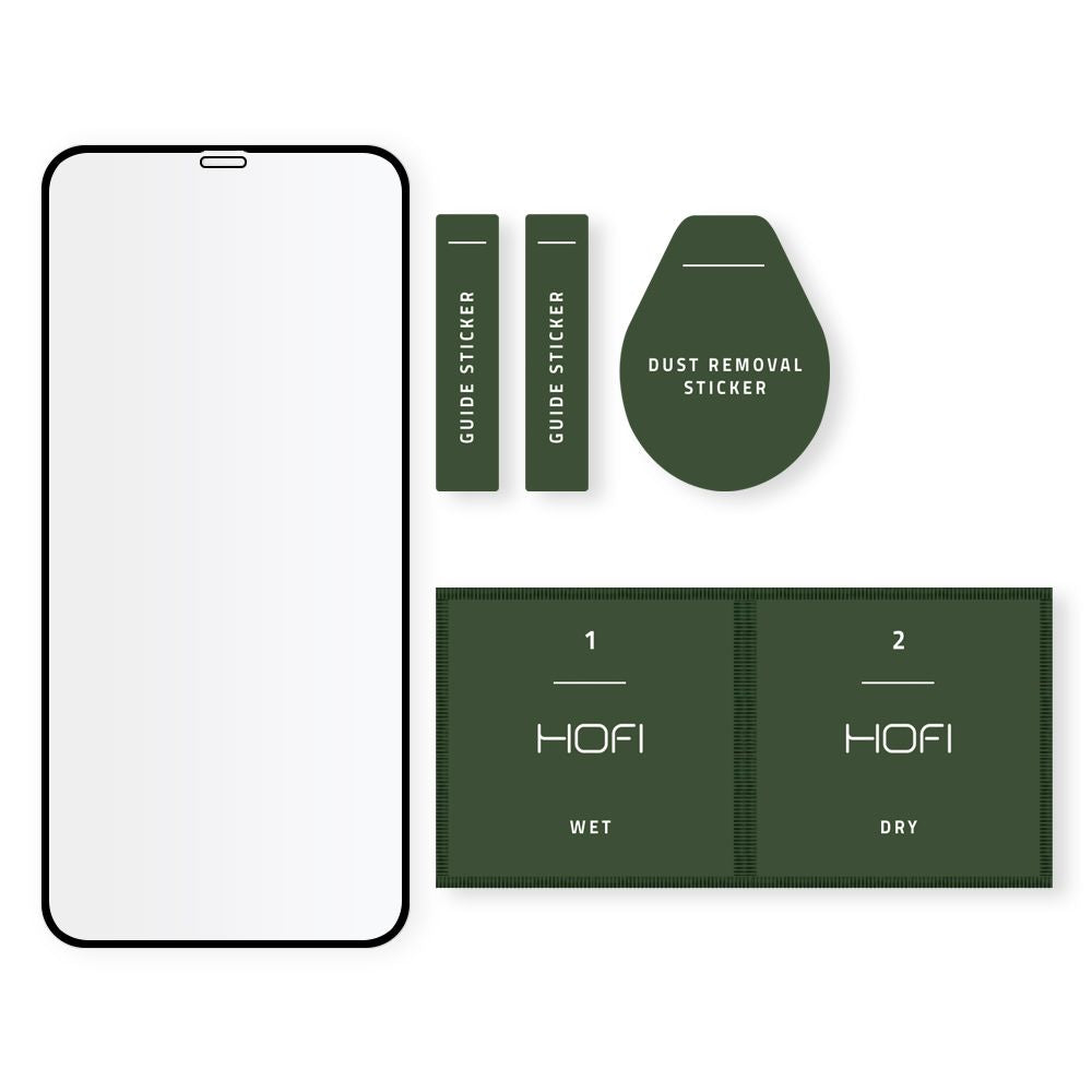 Hærdet Glas Hofi Full Pro+ Iphone 12/12 Pro Sort