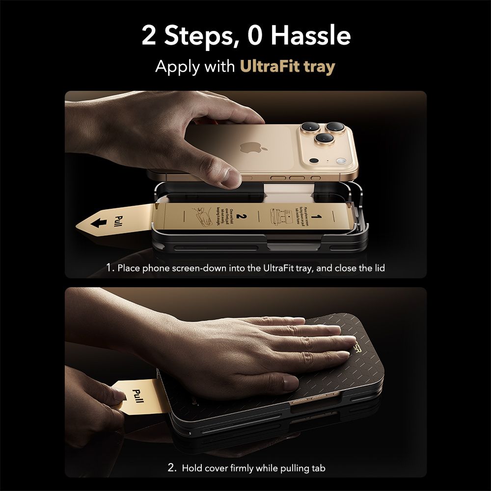 Hærdet Glas Esr Ultrafit Armorite Pro Hærdet Glas Iphone 17 Pro Max Sort