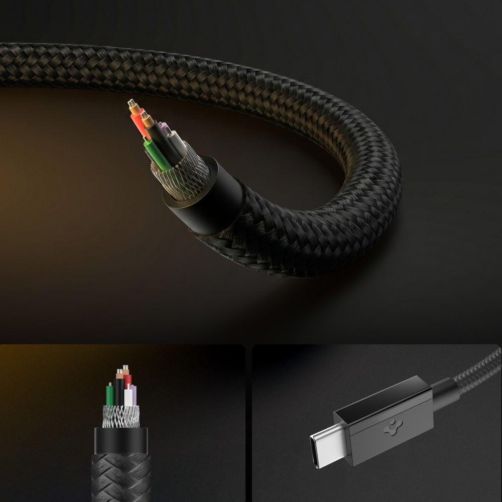 Spigen Eb6015 Cc Essential Usb C Kabel 60 W 150 Cm Sort