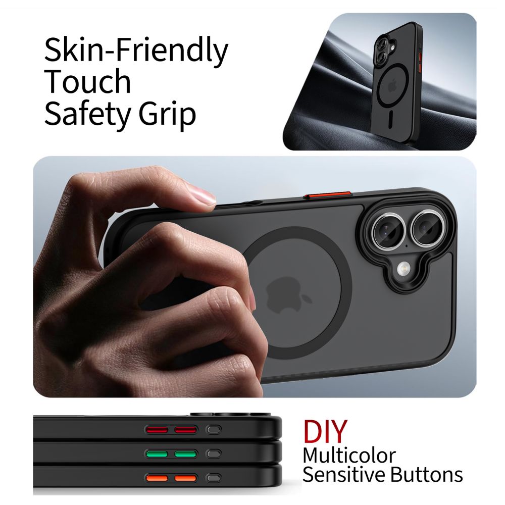 Tech Protect Magmat Xt 4 Sæt Magsafe Iphone 17 Matsort