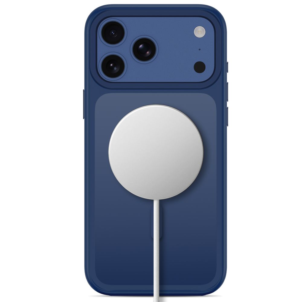 Tech Protect Magmat Magsafe Cc Iphone 17 Pro Max / 18 Pro Max Mat Dyb Blå