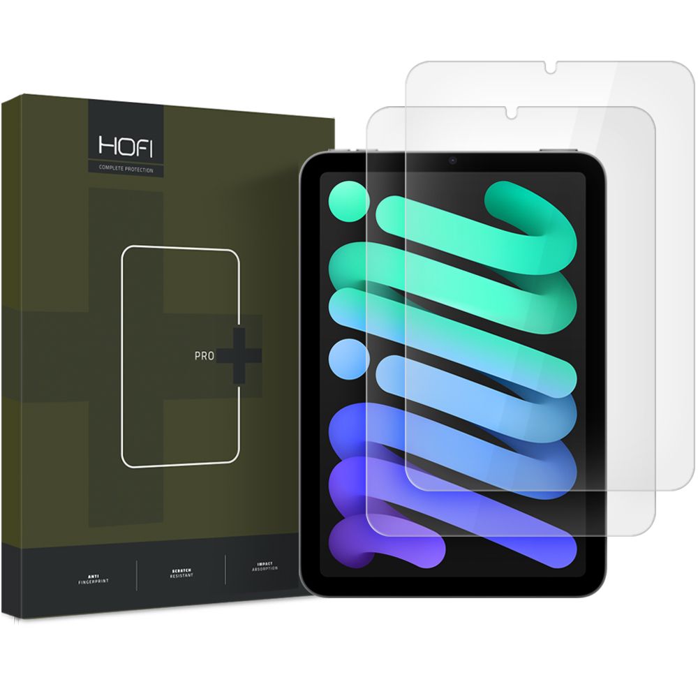 Hærdet Glas Hofi Glass Pro+ 2 Pack Ipad Mini 8,3” 6/7 / 2021 2024 Clear