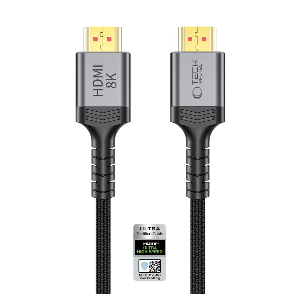 Tech Protect Ultraboost Kabel Hdmi 2.1 4 K 120 Hz / 8 K 60 Hz 300 Cm Sort