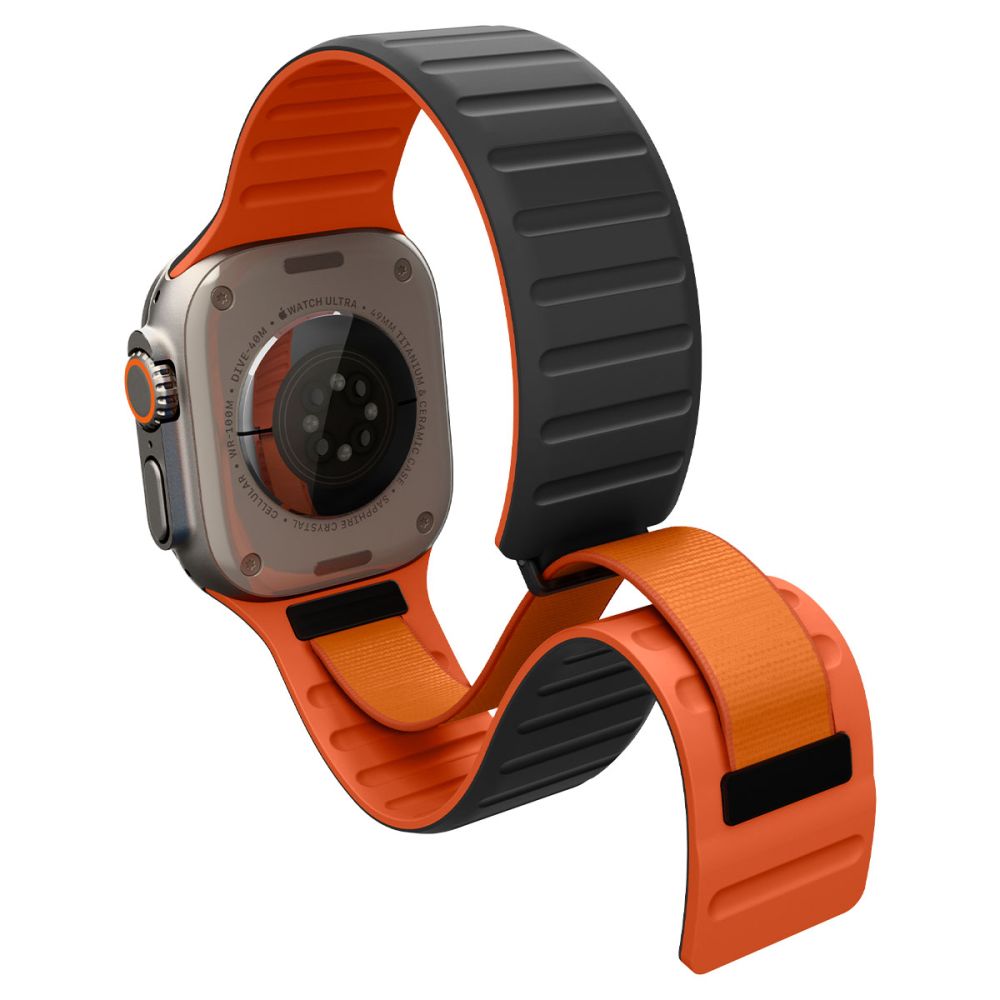 Spigen Athlex Air M Apple Watch 8 / 9 / 10 / 11 / 12 / Se / Ultra (44 / 45 / 46 / 49 Mm) Active Sort/Orange