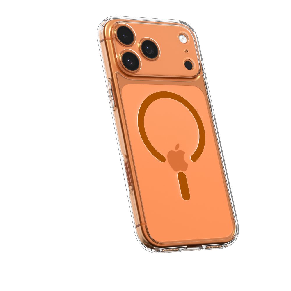 Spigen Ultra Hybrid Magsafe Iphone 17 Pro Max Klar/Orange