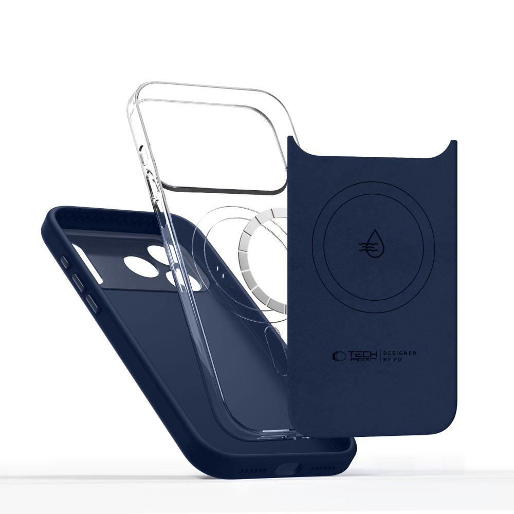 Tech Protect Uniq Magsafe Iphone 17 Pro Max Dyb Blå