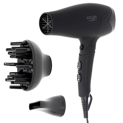 Adler AD 2267 hårtørrer 2100 W Sort
