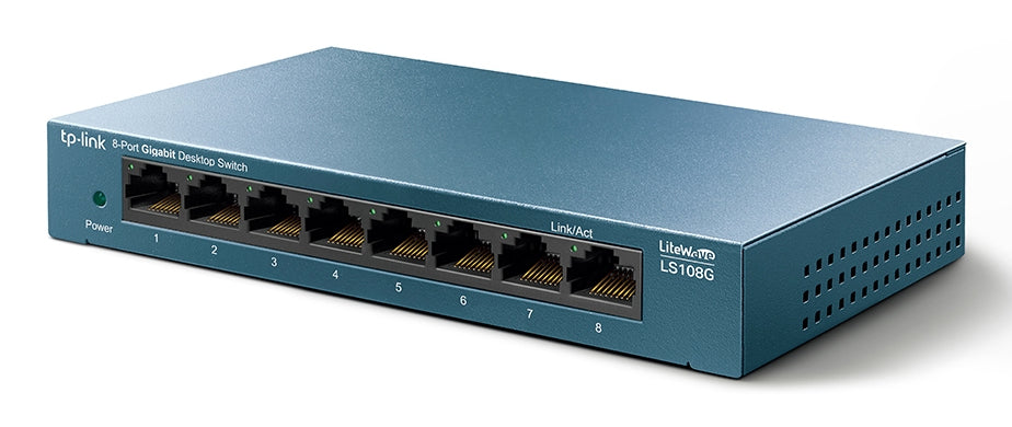 TP-LINK LS108G LiteWave 8-Port Gigabit Desktop Switch