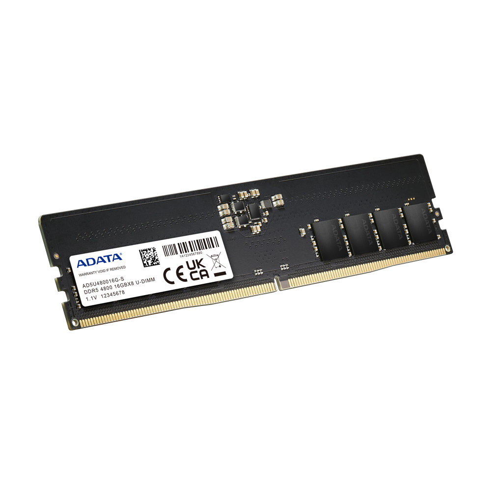 ADATA DDR5 SDRAM 16GB CL40 On-die ECC DIMM 288-PIN
