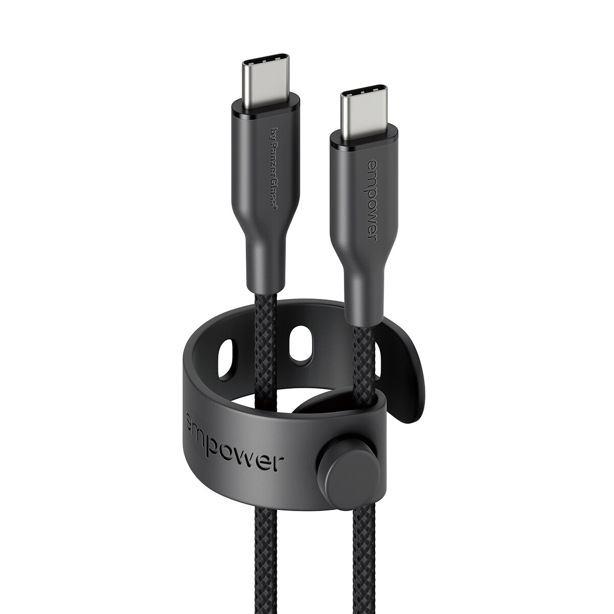 PanzerGlass empower™ by ® Racing 60W USB-C to USB-C Kabel | USB 2.0 | 2M | Space Black