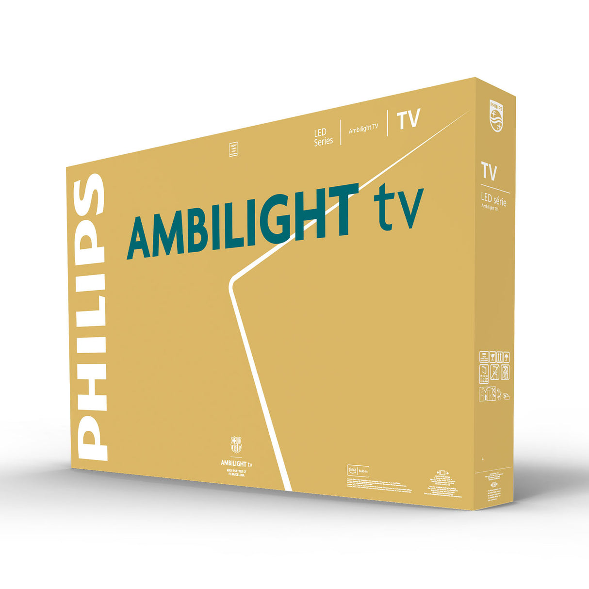 Philips 55PUS8010/12 Ambilight TV 4K UHD (2160p) Sort