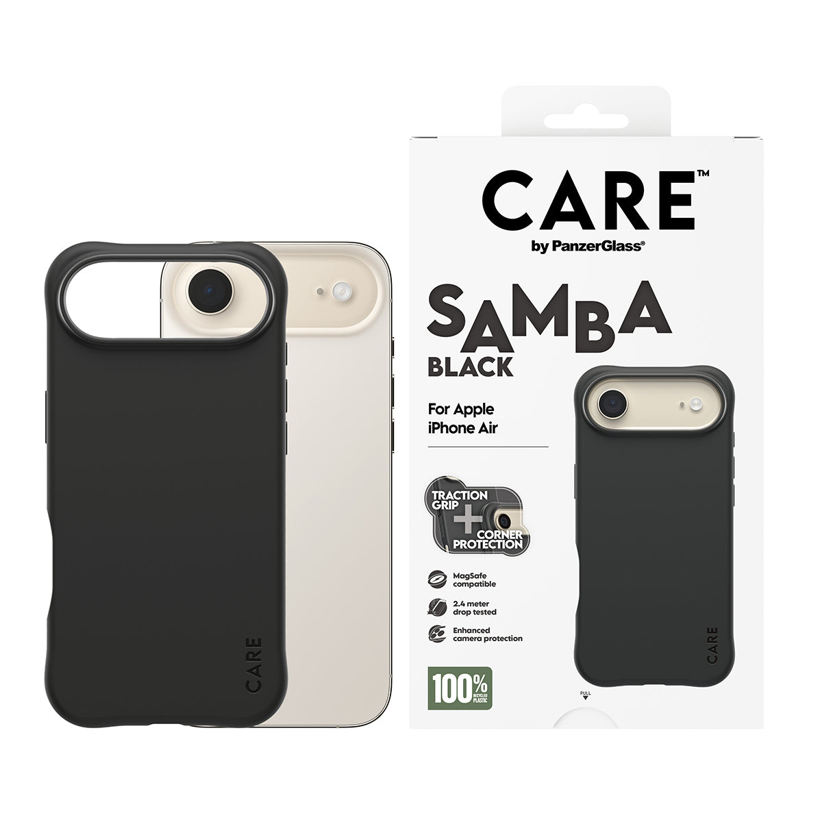 PanzerGlass CARE by ® Fashionable Case Samba Sort m. MagSafe iPhone Air