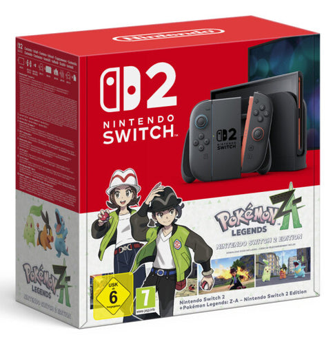 Nintendo Switch 2 + Pokémon Legends Z-A bærbar spilkonsol 20,1 cm (7.9) 256 GB Berøringsskærm Wi-Fi Sort