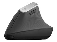 Logitech MX Vertical Optisk Trådløs Kabling Sort