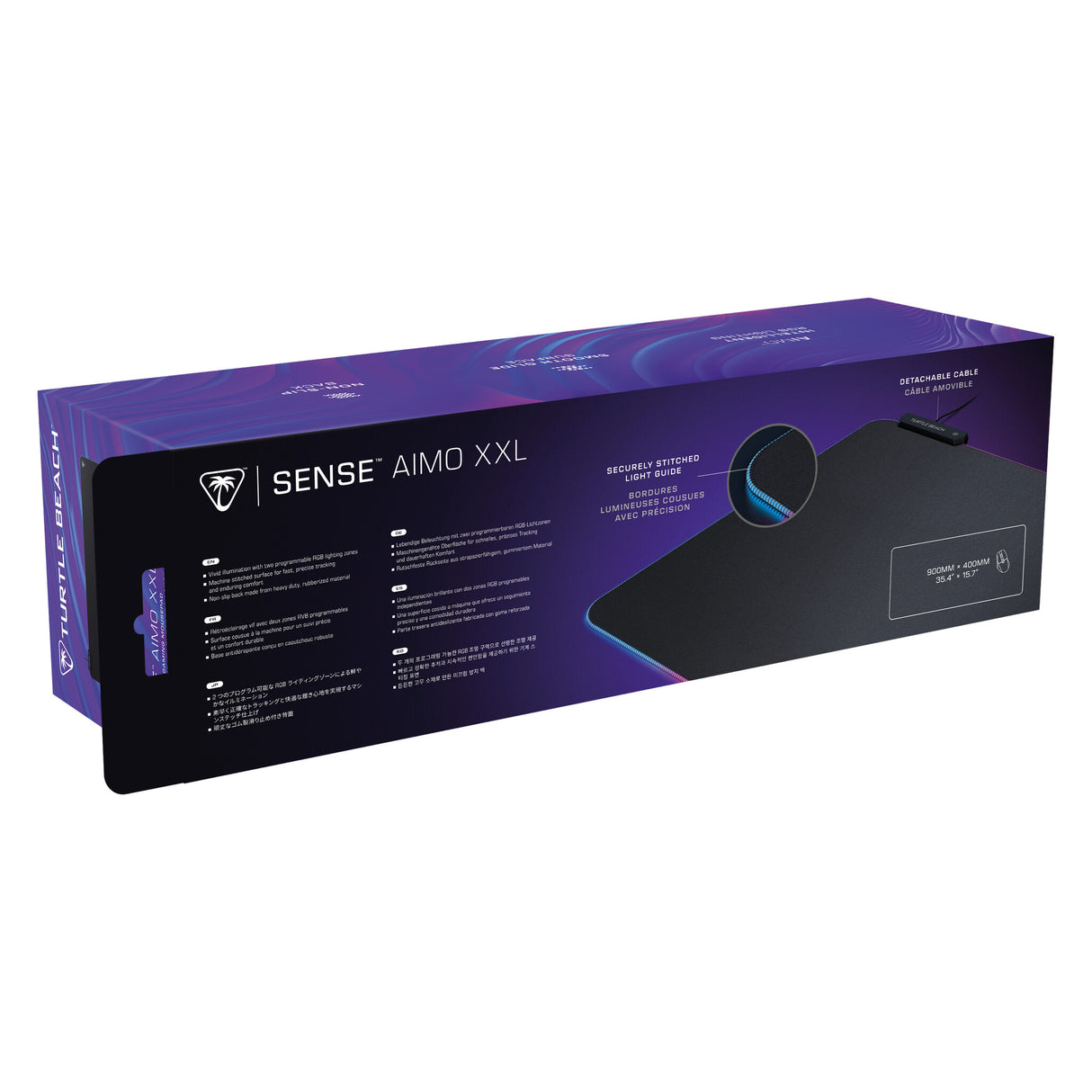 Turtle Beach Sense AIMO Gaming musemåtte Sort