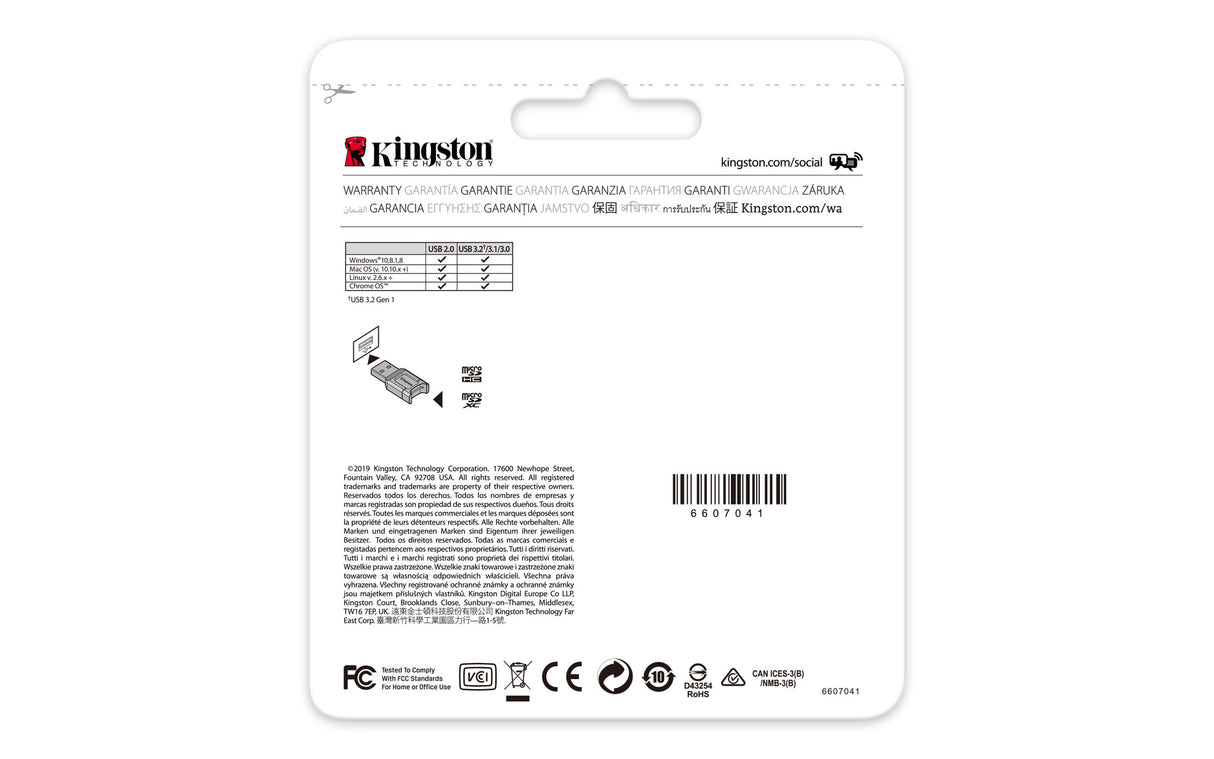 Kingston Technology MobileLite Plus kortlæser USB 3.2 Gen 1 (3.1 Gen 1) Type-A Sort