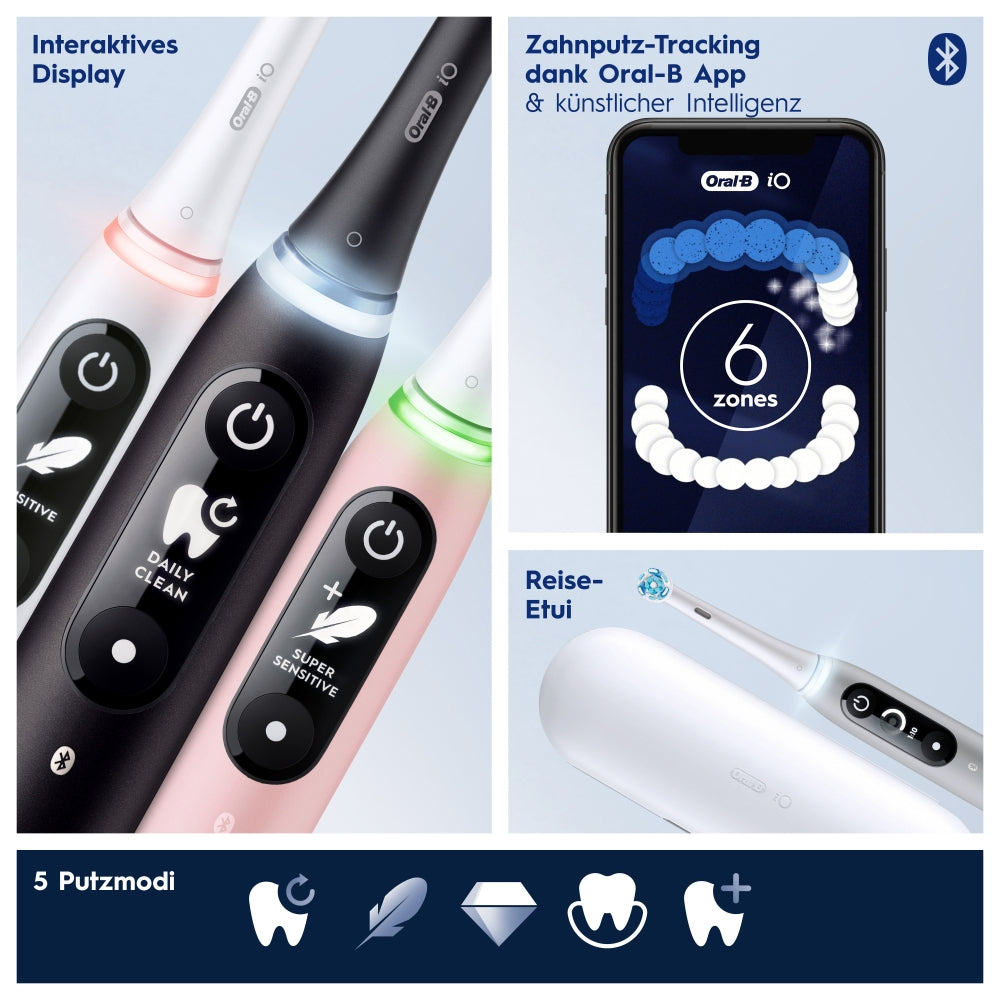 Oral-B 445197 elektrisk tandbørste Voksen Vibrerende tandbørste Lyserød, Hvid